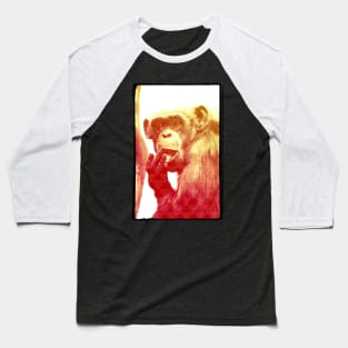 licking ape Baseball T-Shirt